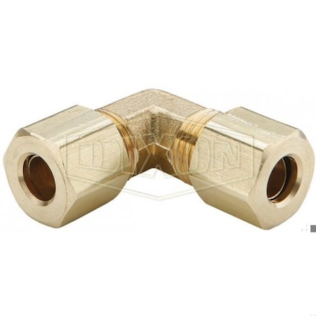 Dixon The Right Connection Compression Union Elbow, 1/8 in x 5/16-24 Nominal, Tube x Straight End Style, B 165C-02